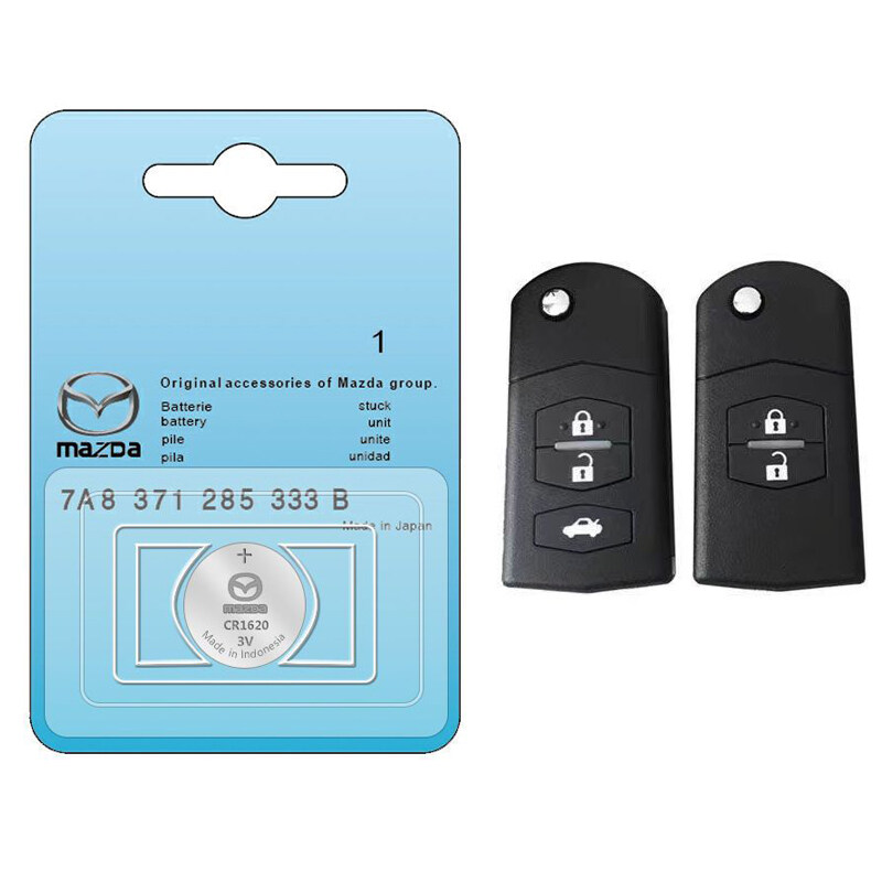 Car Key Remote Control Button Battery Car Key Accessories for Mazda 2 3 6 323 CX3 CX4 CX5 CX8