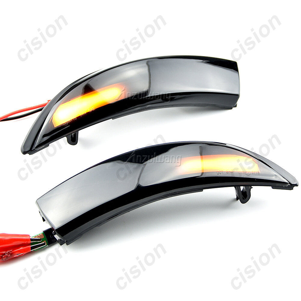 1 Pair Dynamic Turn Signal Light LED Side Rearview Mirror Sequential Indicator Lamp For Ford Fiesta MK7 2008-2017 B-MAX B232
