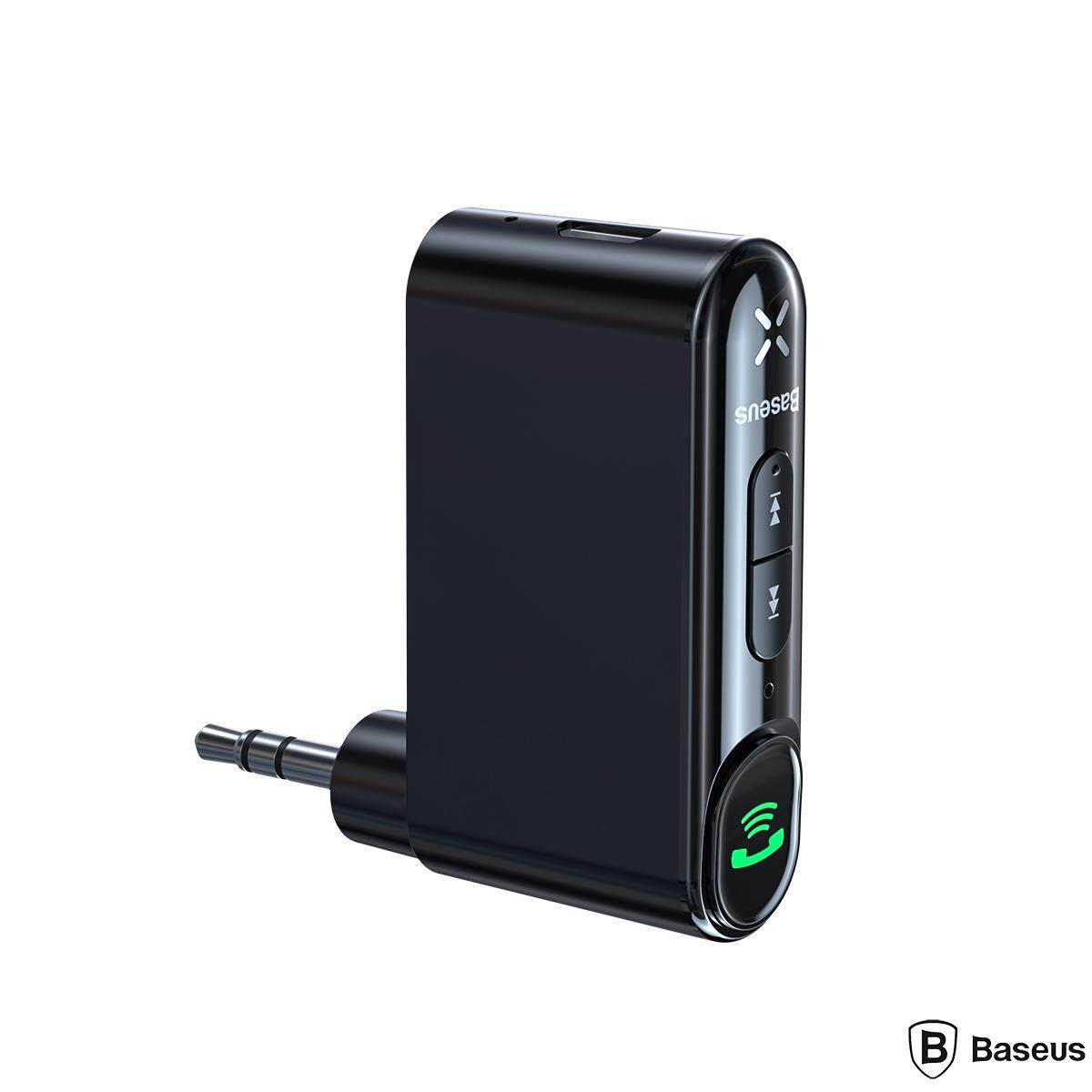 BASEUS Wireless Bluetooth Car Kit Hands Free 3.5mm Jack AUX Audio Receiver Adapter
