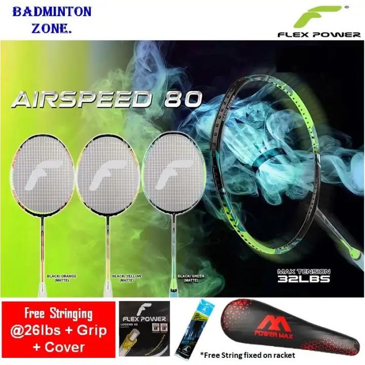 flex power badminton racket