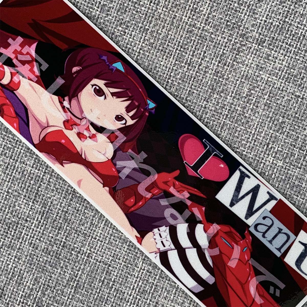 Reflective JDM Anime Reflective Car Styling Auto Rear Windshield Window Rear Windshield Body Sticker