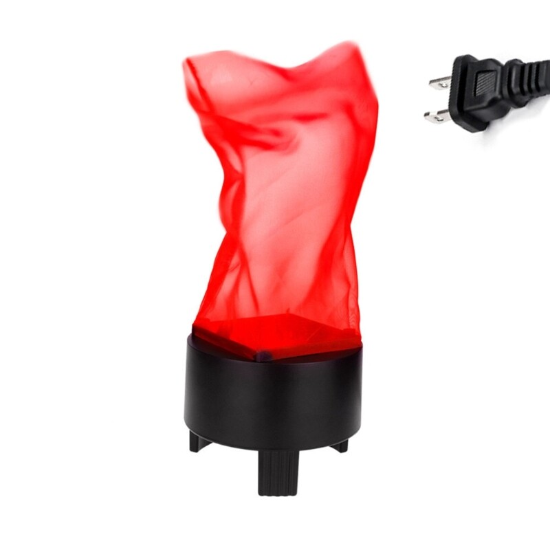 Fake Flame Lamp Electric Campfire Artificial Flickering Flame Table Lamp Realistic Flame Stage Effect Light Halloween