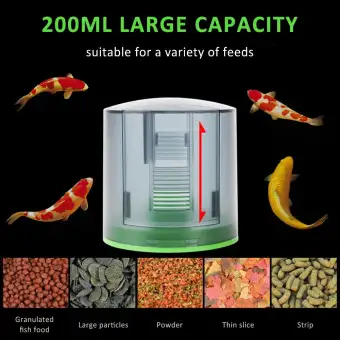 Automatic Pond Koi Fish Feeder Practically Sturdy High Quality