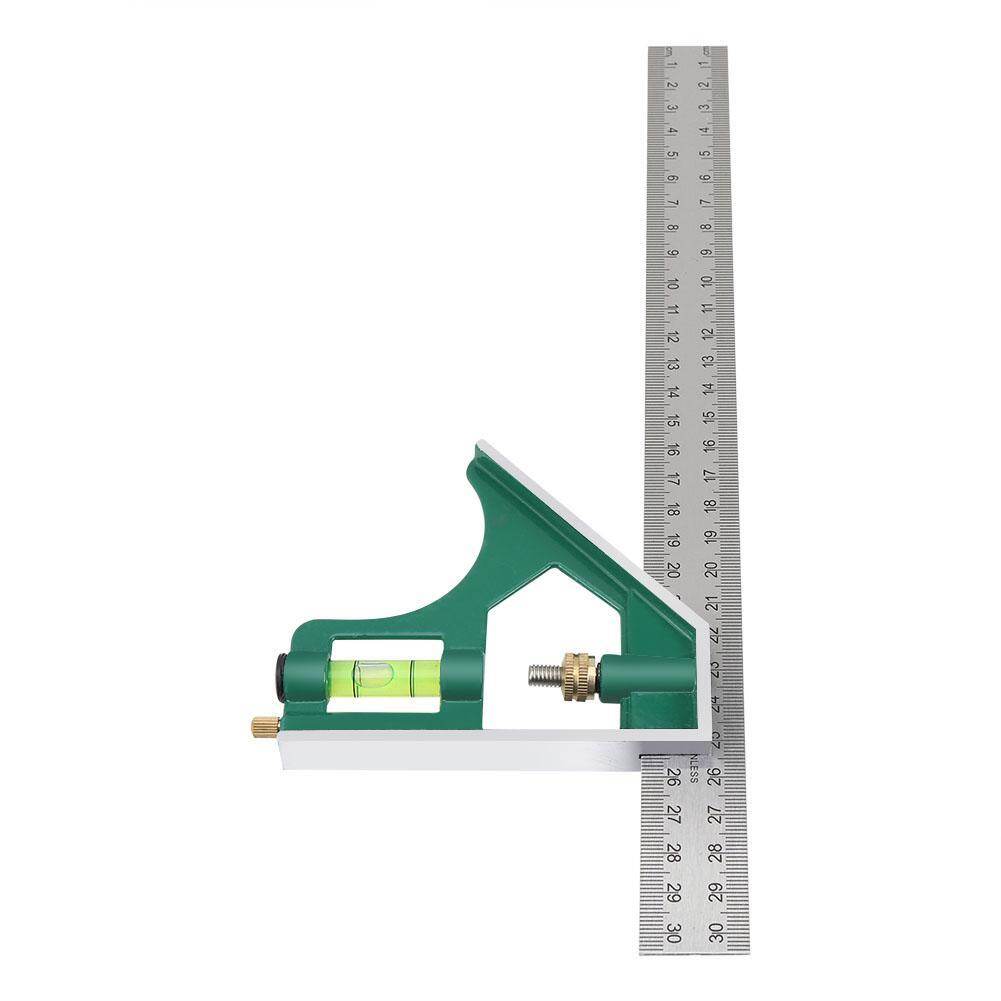 Multi-functional 300mm Combination Square Angle Ruler 45/90 Degree With Bubble Level