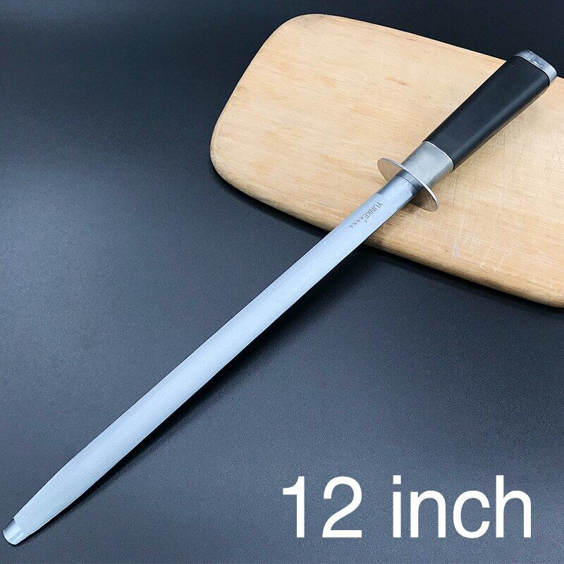 Diamond Sharpening Rod Tungsten Steel Carbon Steel Kitchen Gadgets Slaughterhouse Butcher Ceramic Household Sharpener Hot Seller