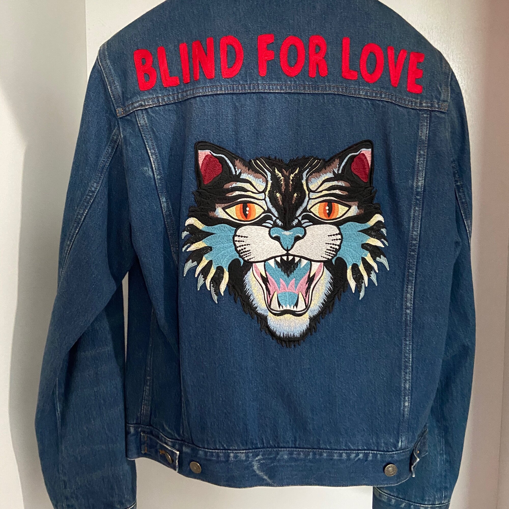gucci angry cat jacket