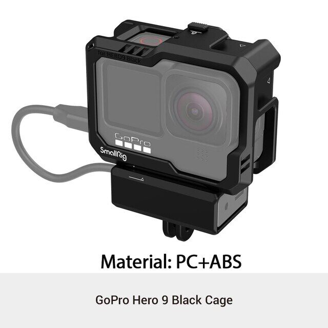 SmallRig Black Full Action Camera Cage สำหรับ GoPro HERO9/HERO10 GoPro ...