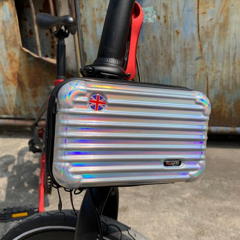 Cho Brompton/Birdy Túi Vỏ Cứng Xe Đạp Gấp Được Nhiều Màu Có Giá Đỡ Cố Định Túi Đựng Đồ Thời Trang Trang Trí Cá Nhân
