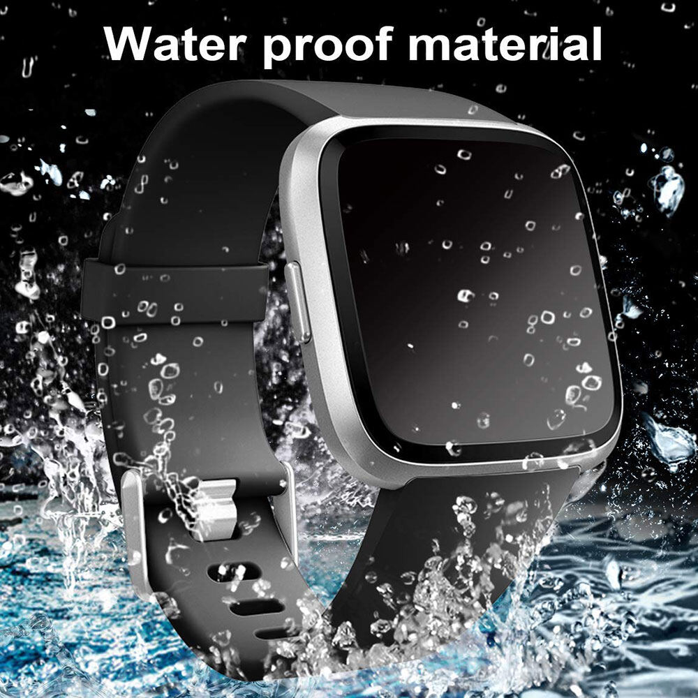 3 Dây Đeo Đồng Hồ Thông Minh Fitbit Versa/Fitbit Versa 2/Fitbit Versa Lite SE Tương Thích Dành Cho Nam Nữ Dây Đeo Cổ Tay Thể Thao Thay Thế Cho Đồng Hồ Fitbit Versa