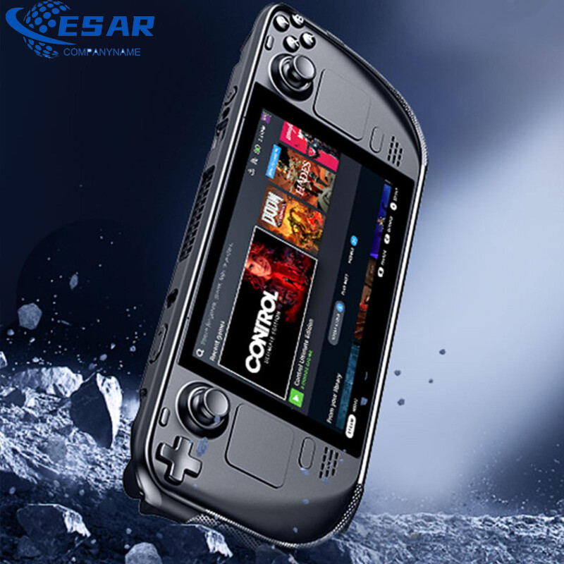 Handheld Game Console Protective Shell Case With Bracket Anti-drop Cover Compatible For Steam Deck Host