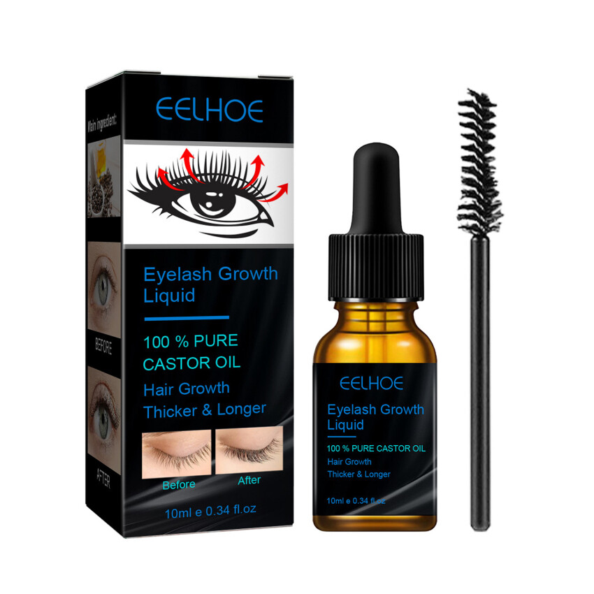 10ml Eyelashes Eyebrow Hair Growth Essential Oil Lengthening Nourishing Liquid Nourishing Oil Makeup Eyelash Enhancer