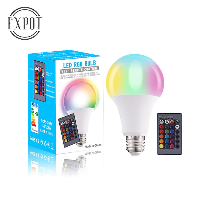 Bóng Đèn 220V E27 Rgb Đèn Led 5W 15W Rgb Lampada Đèn Led Rgbw Thay Đổi Nhiều Màu Sắc Với Bộ Nhớ Điều Khiển Từ Xa Ir Để Trang Trí Nhà Nghỉ Lễ