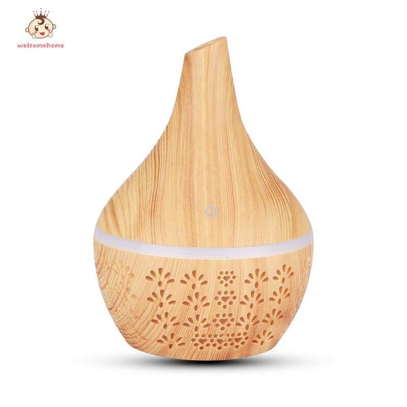 300ml Wood Grain Aromatherapy Humidifier Essential Oil Diffuser Machine Mist Maker Air Dampener Singapore