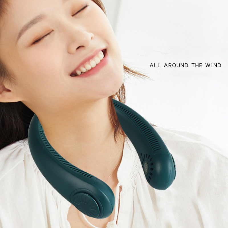 Taidu neckless small fan USB rechargeable fan portable large wind