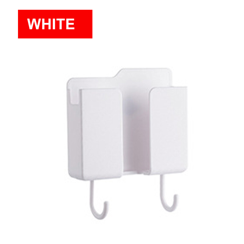 Wall Mounted Organizer Storage Box Remote Control Air Conditioner Storage Case Mobile Phone Plug Holder Stand Container Rack