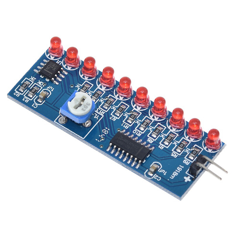 1PCS NE555 CD4017 Run LED Flow Light Electronics Production Kit Control Board Module Capacitor Oscillator Clock Signal DIY kit