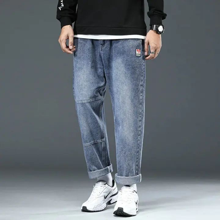 loose fit plus size jeans