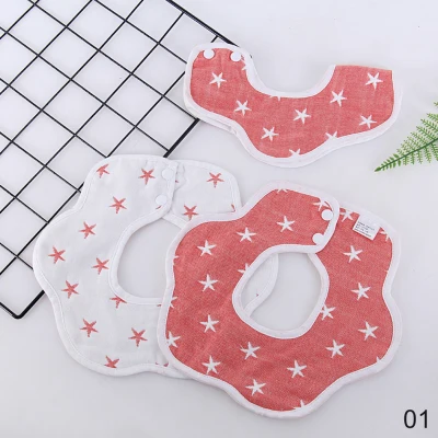 0-3 Years Baby Bibs Boys Girls Accessories Newborn Baby Cotton Soft Scarf Infant Saliva Towel Baby Supplies