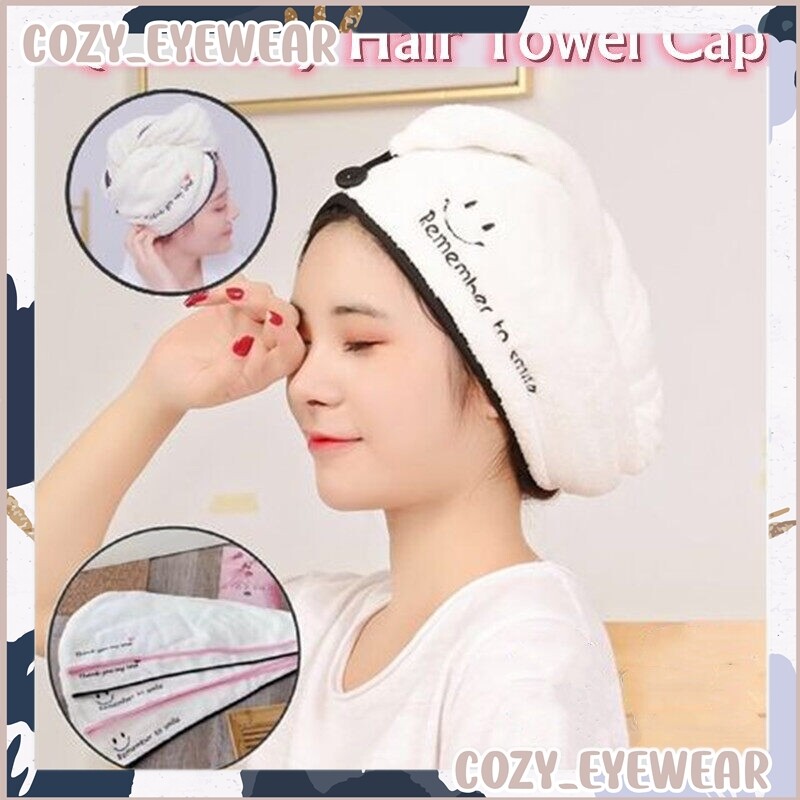 Korean Style Quick Dry Hair Towel Cap Quick Dry Absorb Water Microfiber Hair Wrap Bath High Density Bath Salon Spa Lazada