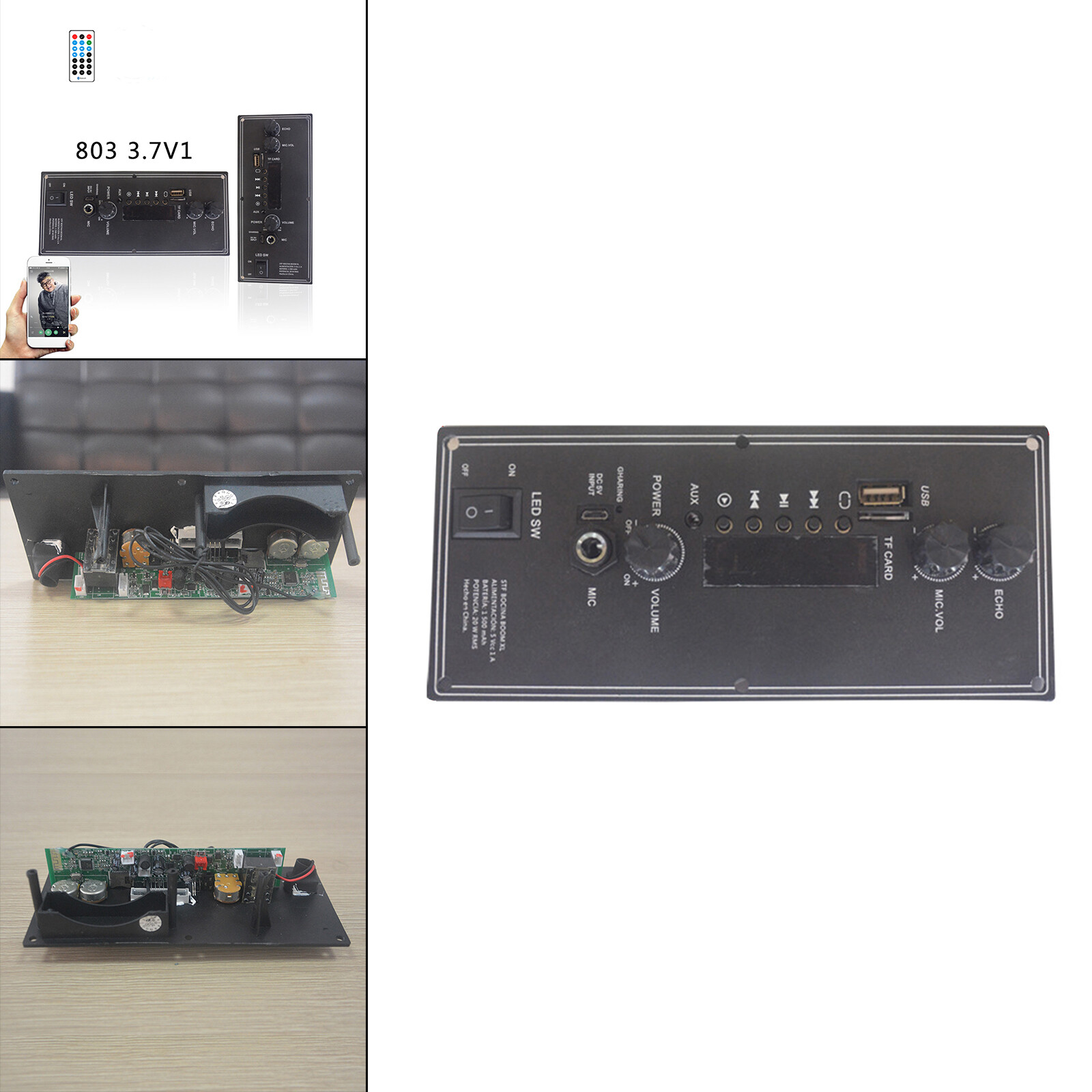 CCEarth Audio Amplifier Decoder Board MP3 FM TF Card Wireless for Vehicle Audio Accs