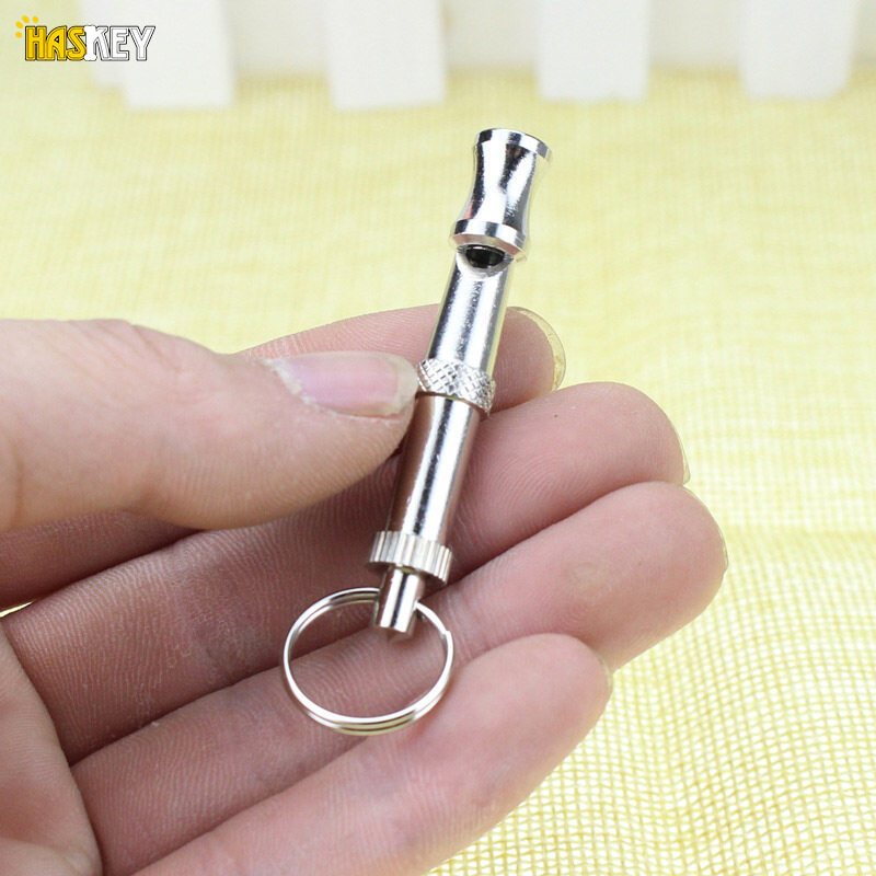 Hackey Móc Khóa Còi Cho Chó Bằng Thép Không Gỉ Âm Thanh Siêu Âm Huấn Luyện Chó Con Thú Cưng Ngừng Sủa Ngồi Lấy
