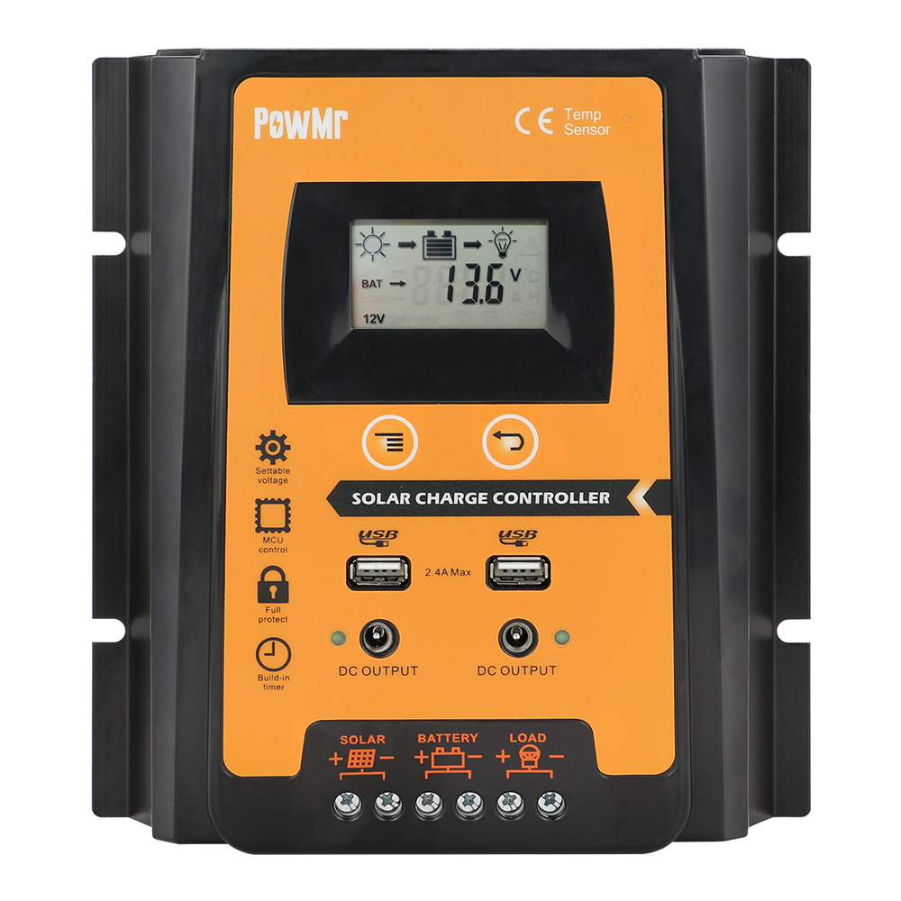 PowMr PWM Solar Charge Controller Warranty Service 12V 24V 30A Solar ...