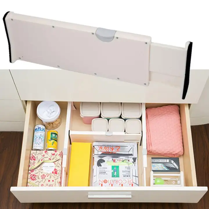 Retractable Drawer Divider Multi Use Wardrobe Cabinet Drawers