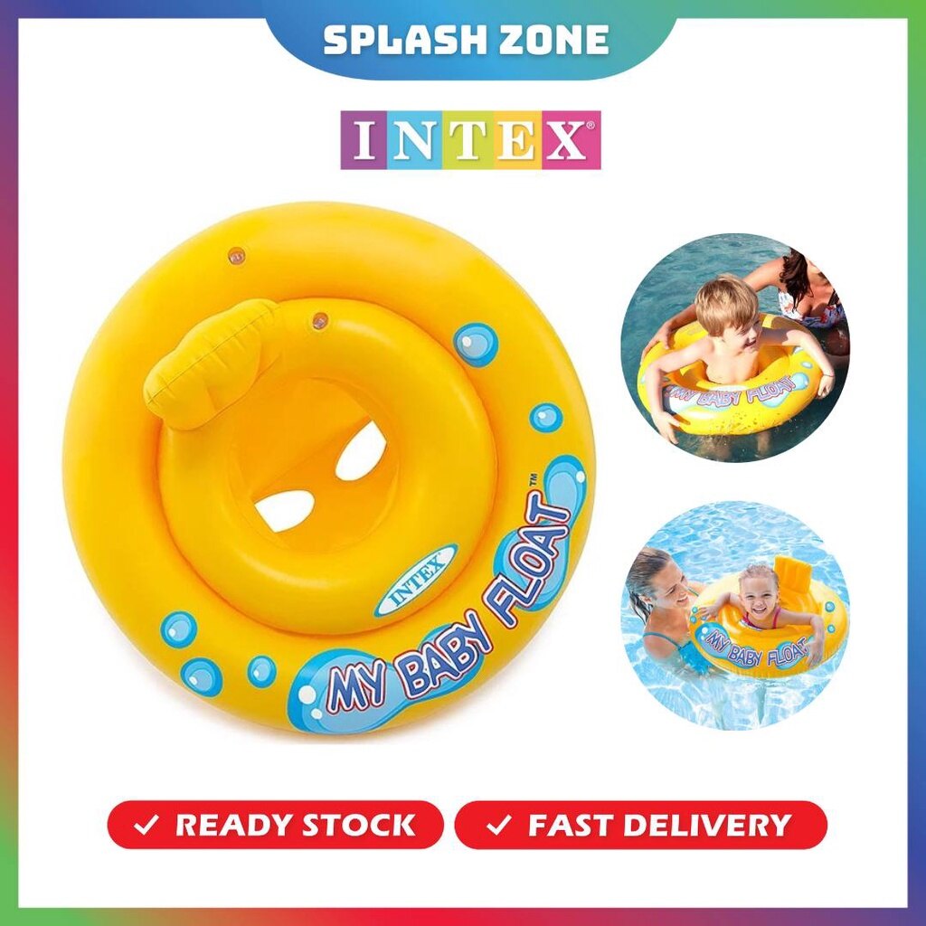 INTEX 59574 Inflatable Kids Swimming Ring Baby Seat Float