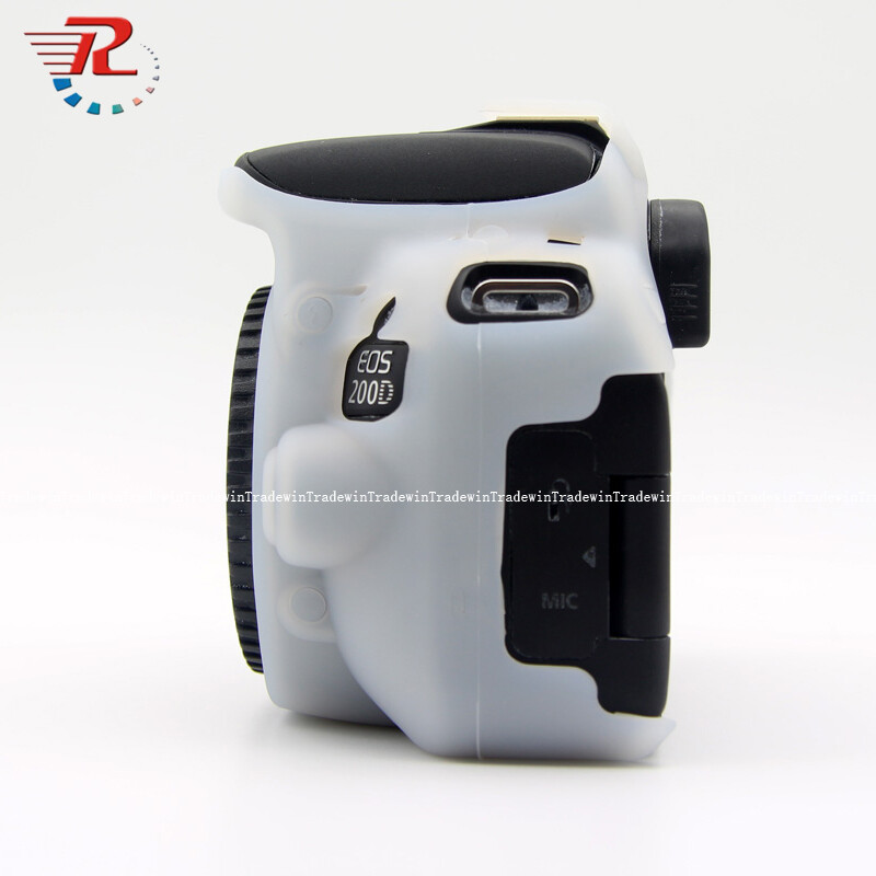 Silicone Rubber Camera Body Case Cover For Canon EOS 200D Mark II