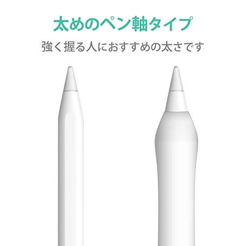 ELECOM Apple Pencil only (2nd generation) Thick shaft type pen tab style grip clear TB-APE2GFWCCR