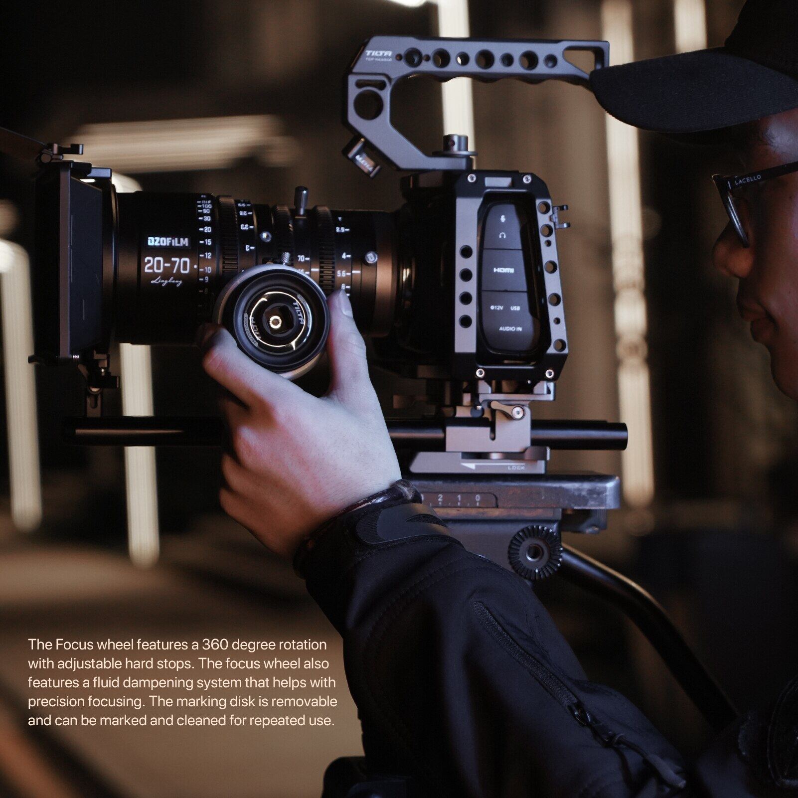 TILTA FFT06 Mini Follow Focus Zoom Control น้ำหนักเบา,สำหรับ S O N Y