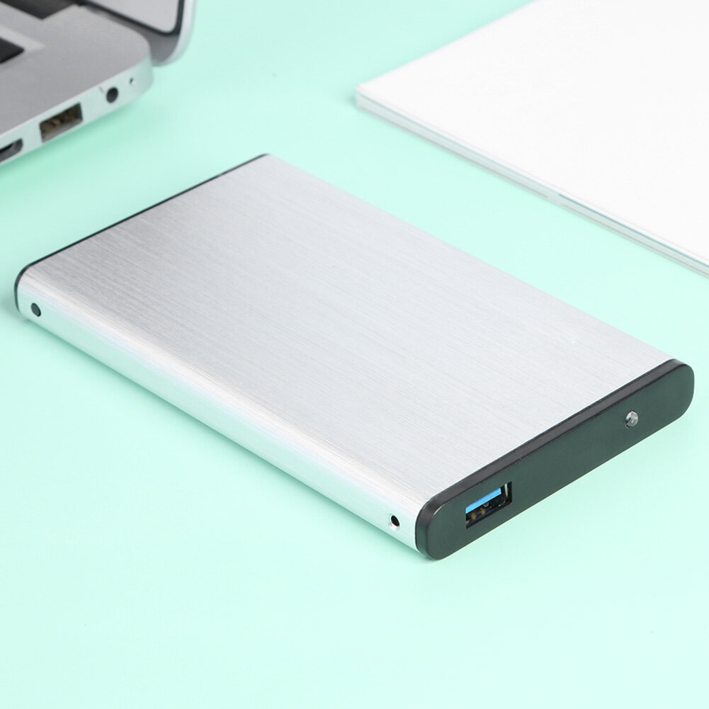 Hộp Ổ Cứng Gắn Ngoài USB 3.0, Vỏ Ổ Cứng SSD 6Gbps 2.5 Inch Bằng Hợp Kim Nhôm