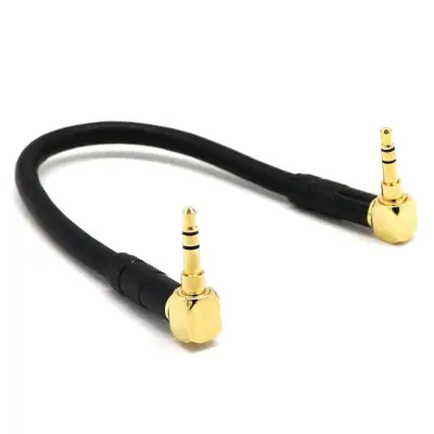 OH 3.5mm Jack Audio Cable 3.5 Male to Male AUX Cable 90 Degree Right Angle DIY for Car Headphone MP3 / 4 Aux Cord 0.5m 1m