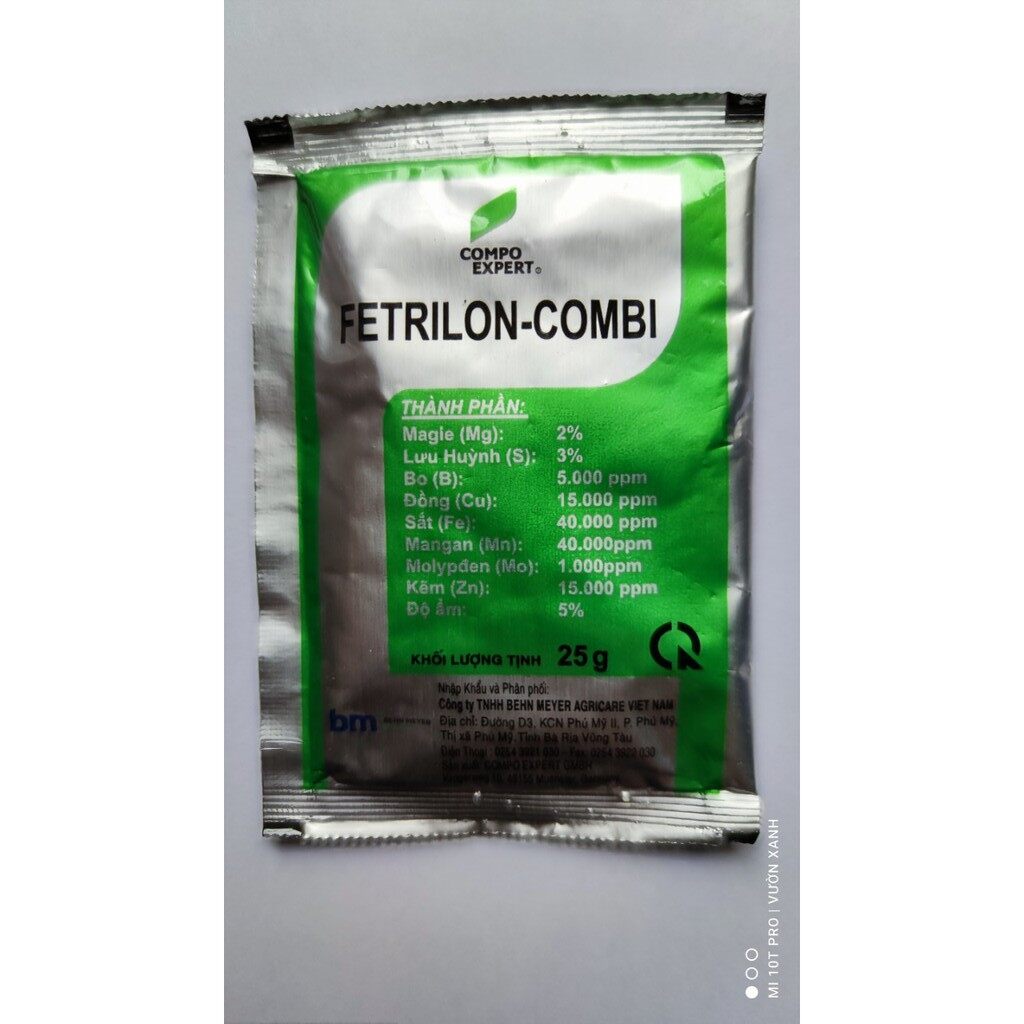 Phân bón lá trung vi lượng FETRILON-COMBI (25g/2,5gr) - (Nhập khẩu Đức)