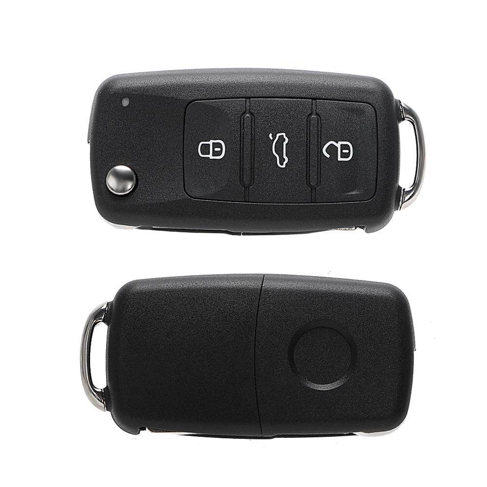 3 Button Flip Remote Auto Car Key Shell for Beetle Caddy Eos Golf Jetta Polo Scirocco Tiguan Touran UP For VW Blank Keys Cover Case