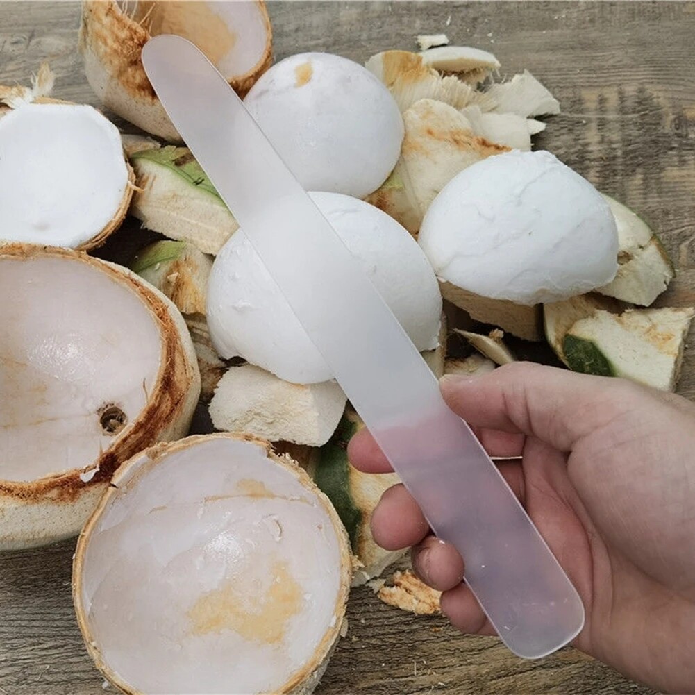 2 Cái Dụng Cụ Lấy Thịt Dừa Dụng Cụ Chặt Dừa Bằng Nhựa Bền Dụng Cụ Lấy Dừa Mềm Dài Tay Cầm