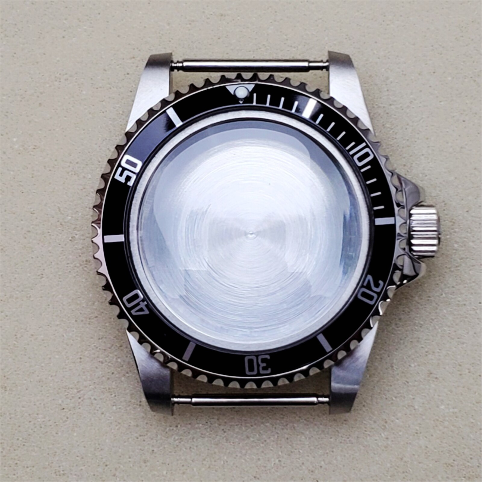 Replacement 39.5MM Stainless Steel Watch Case for NH35 NH36 Watch Movement Repair Part