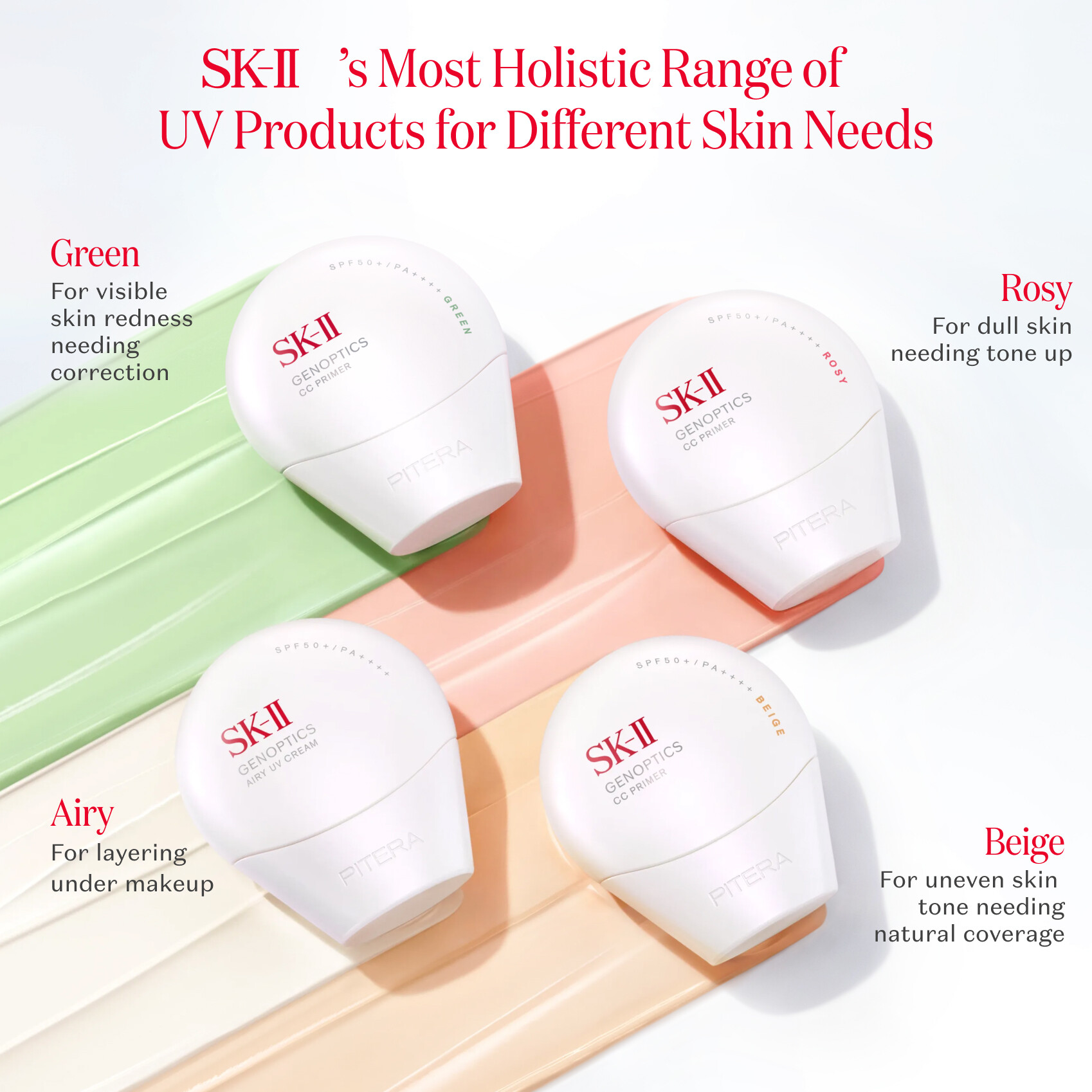 SK-II GenOptics CC Primer SPF 50 PA++++ 30g Pitera Natural Bio
