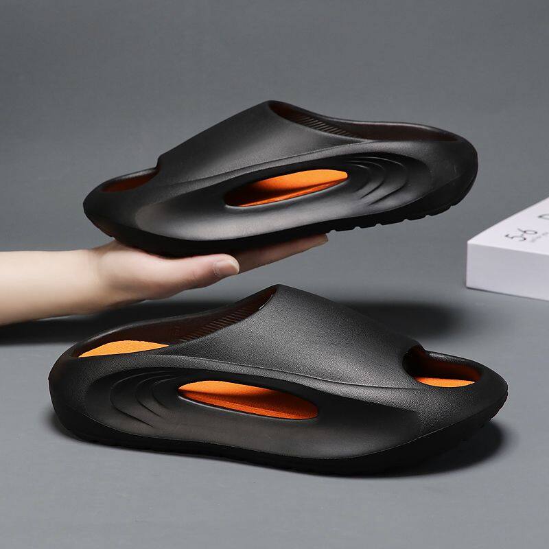 Slippers for men, new summer trend for outerwear, men's one line mop for home lovers, anti slip, super soft, and foot feeling sandals