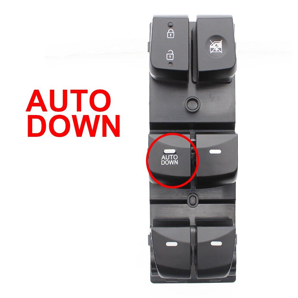 Cho Hyundai Elantra 2012 2013 2014 2015 2016 Power Công Tắc Điều Khiển Cửa Sổ Công Tắc Nâng Cửa Sổ Nút Trái Bên Lái Xe