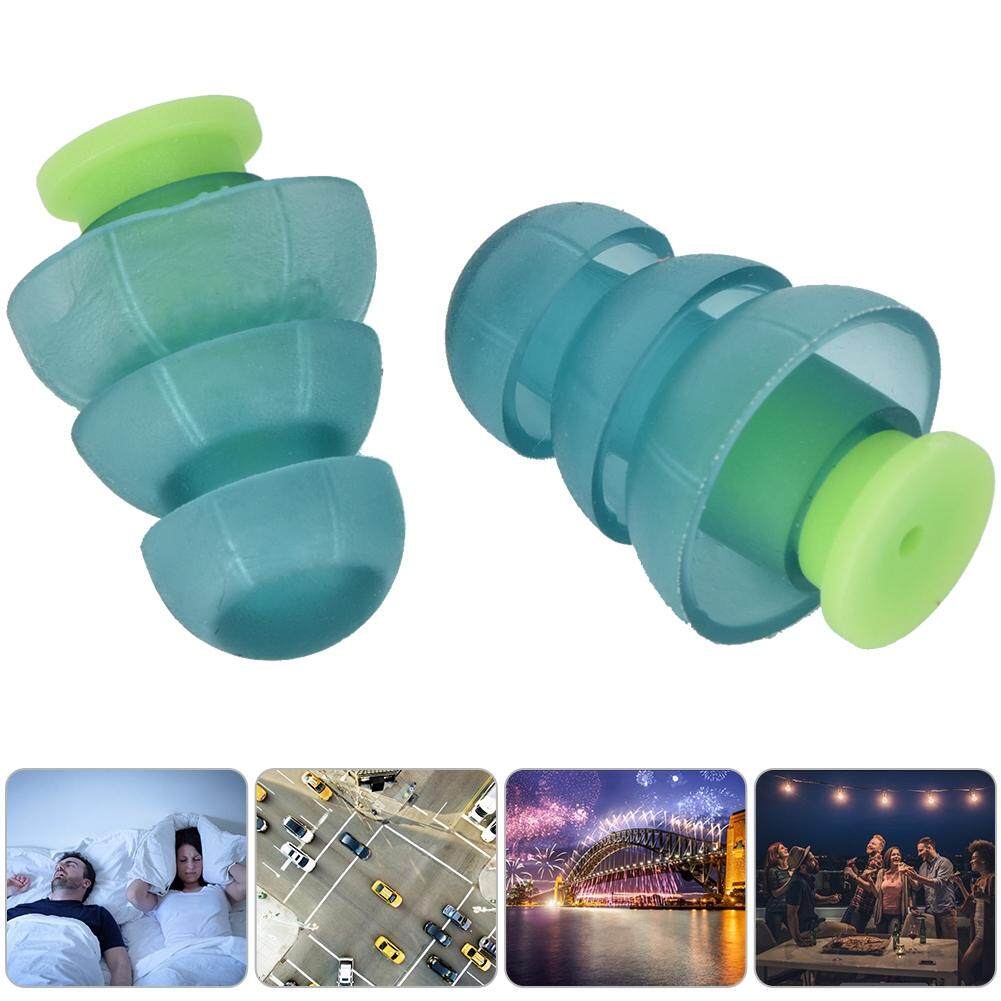 【Jianak】1 Cặp Nút Tai Silicon Nút Tai Chống Ồn Thoải Mái Để Học Giấc Ngủ Nút Tai