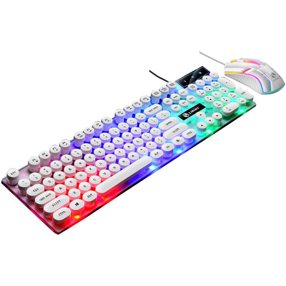 XIN52 ABS Universal PC Laptop Suspension LED Backlight Rainbow Colorful Accessories Illuminated