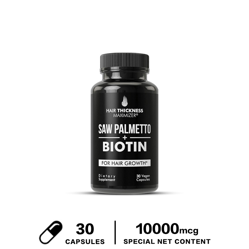 Biotin vitamins promote hair growth, organic coconut oil. Vegan Hair