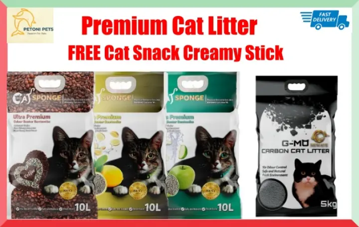 Catsponge Premium Cat Litter Pasir Kucing Premium Lazada