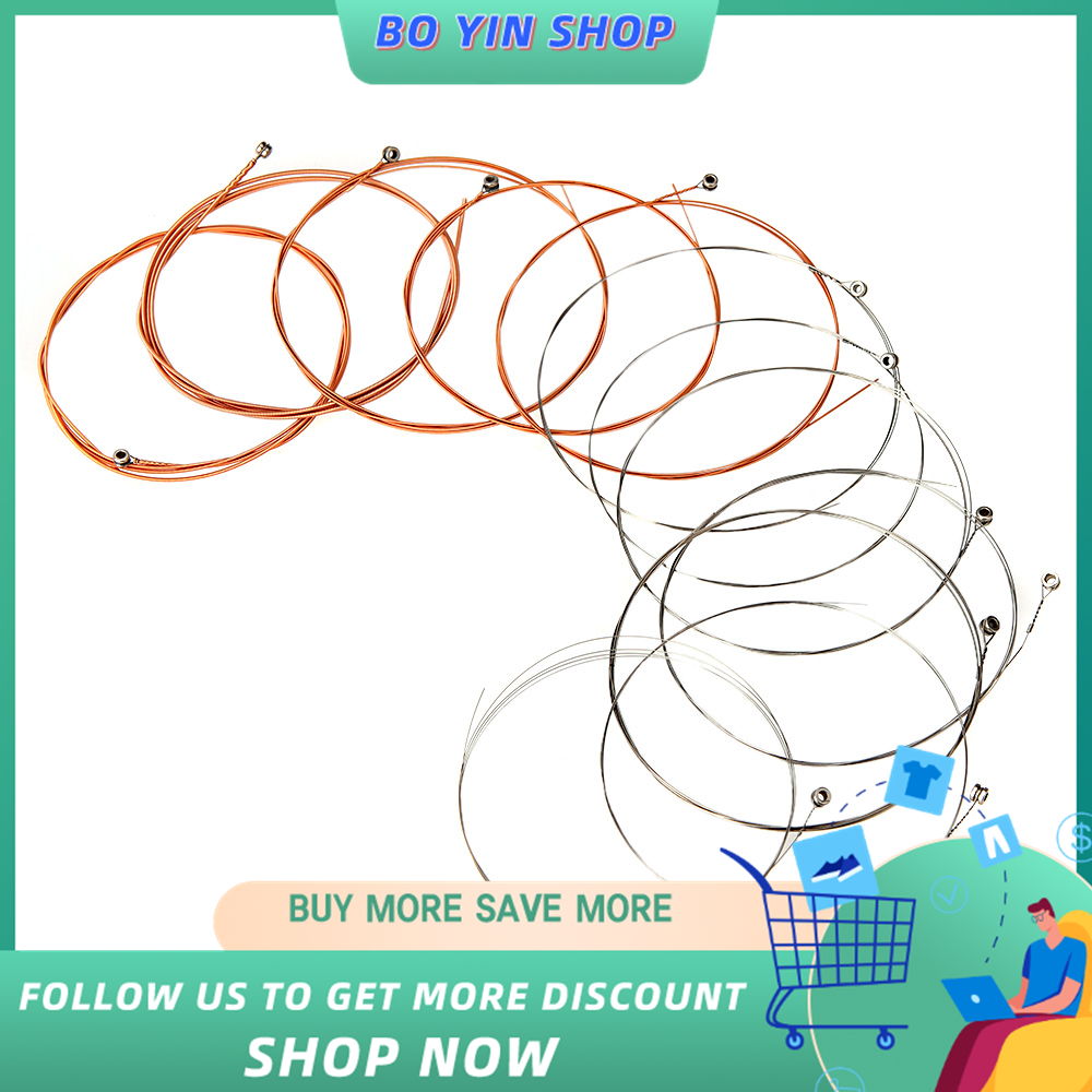 Alice A2012 12-String Guitar String 12pcs Stainless Steel Core Coated Copper Alloy Wound for Acoustic Folk Guitar