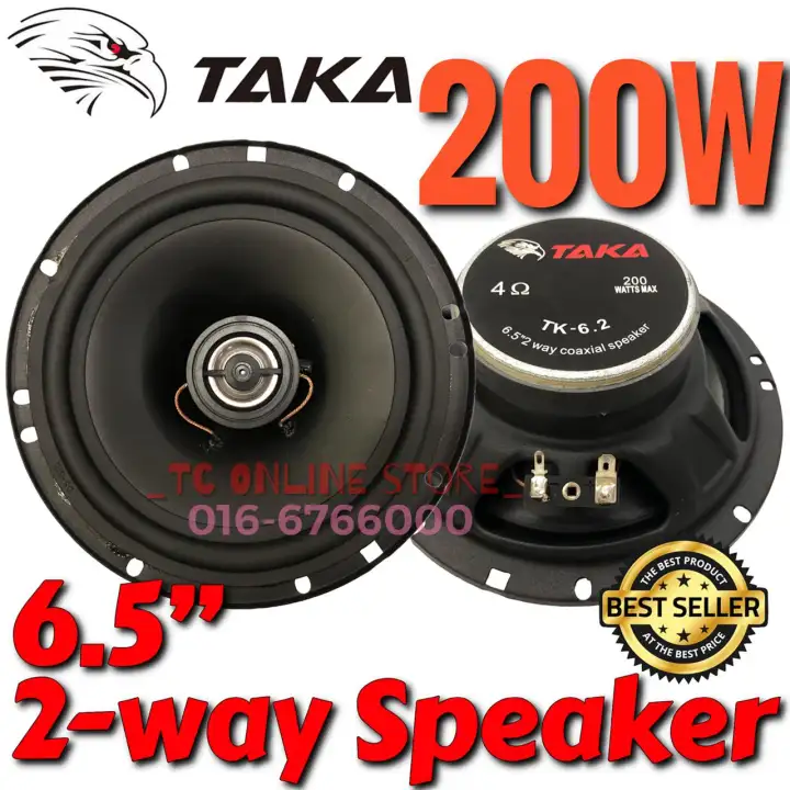 Car Speaker 6 5 2 Way Taka Tk 6 2 Suitable For All Type Of Car