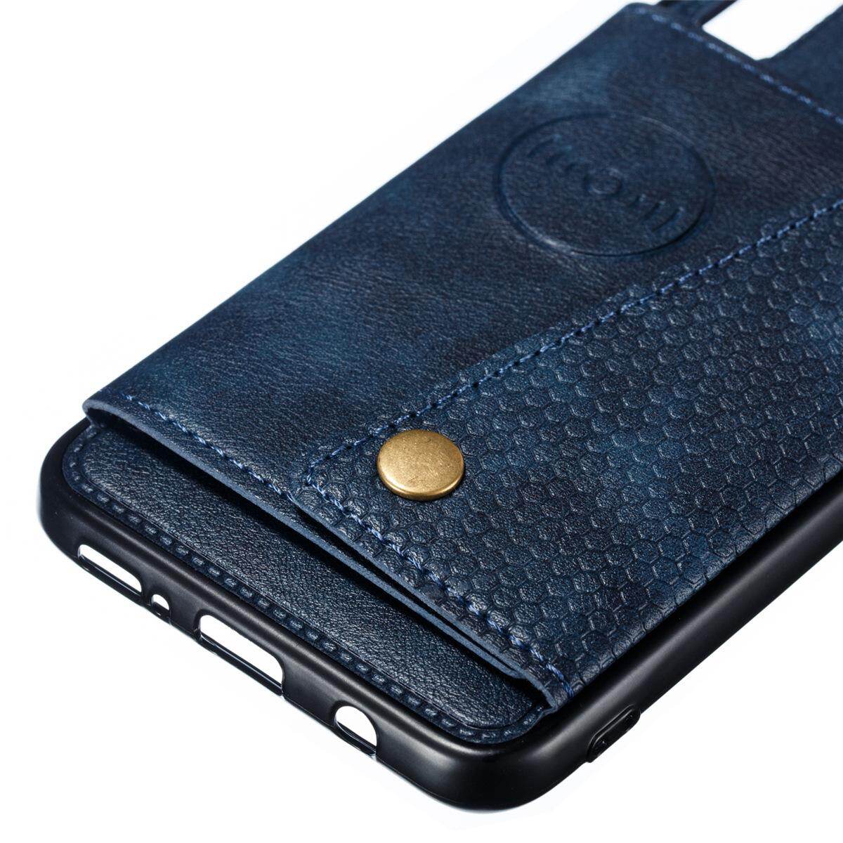 Cho Samsung A50 a50s a30s da trường hợp nhiều Folio lật Bìa Wallet trở lại trường hợp vỏ, có thể làm việc với gắn trên xe hơi, ẩn thẻ tín dụng ID khe giữ, retro nút kim loại clasp, đứng hỗ trợ