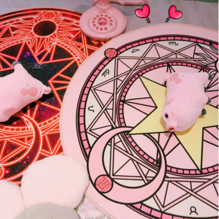 Phim Hoạt Hình Captor Sakura Thảm Mat Ma Thuật Mảng Thảm Chùi Chân Antislip Plush Công Chúa Sáng Tạo Handmade Phòng Khách Bàn Cà Phê