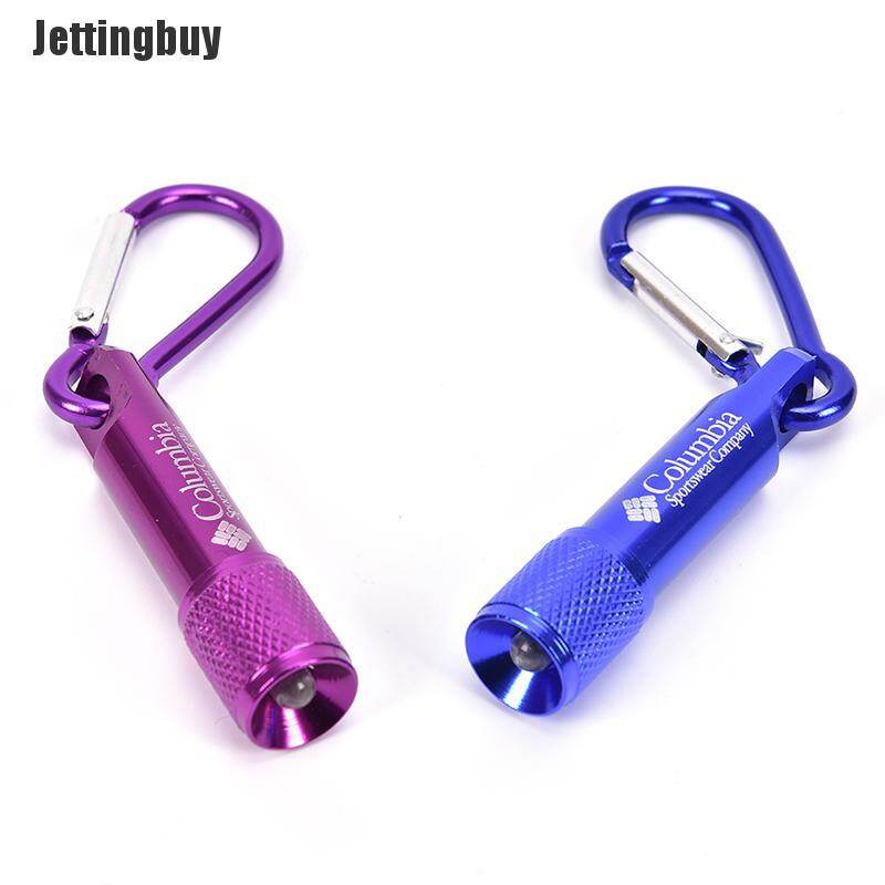 [Jettingbuy] Móc Khóa Đèn Pin Mini Đèn Pin Bỏ Túi LED Đèn Pin