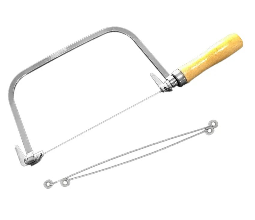 Stainless Steel String Cutter Saw With 2 Strings / Soap Cutter 琴弦刀/钢丝刀